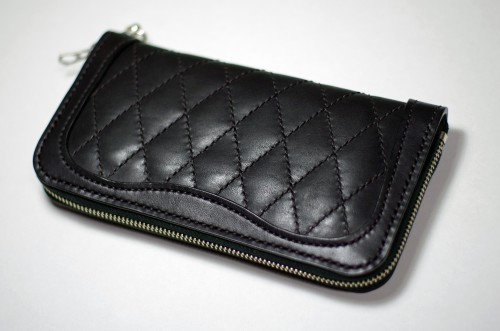 Round Zip Wallet Diamond